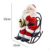 Рождественские украшения Санта-Клауса, электрическая статуя, камин, офисная Коллекционная скульптура, автомобиль