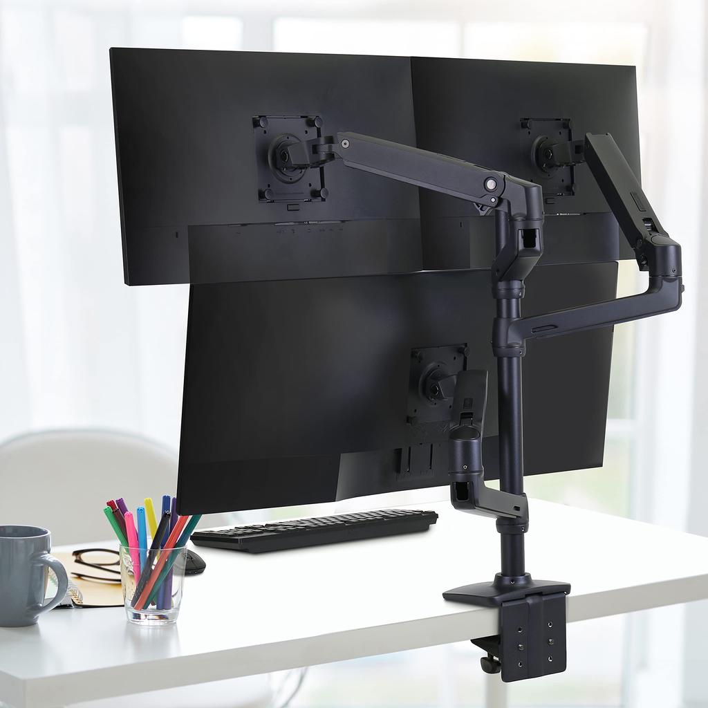 ERGOTRON Additional LX Arm Color Kit Matte Black 1 Monitor Up to Compatible with VESA Standards & 3.2~11.3kg 98-130-224