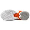 Li-Ning Air Strike 10 Удобные модные амортизирующие баскетбольные кроссовки среднего размера для мужчин, синие, оранжевые, ABAT089-9