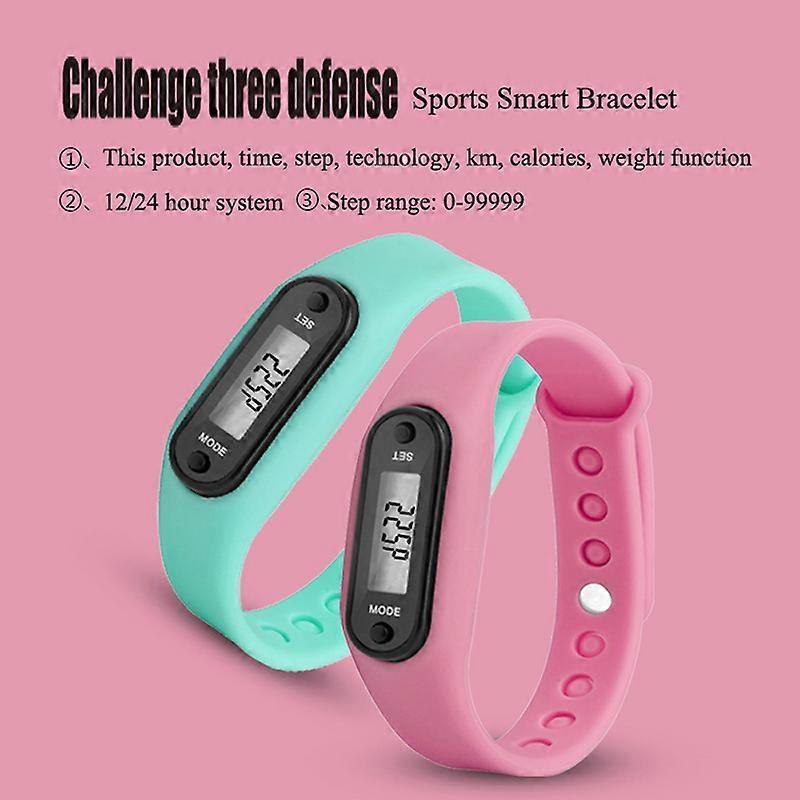 Step Count Activity Tracker Fitness Sport Watch Wrist Pedometer LCD Adult Kid