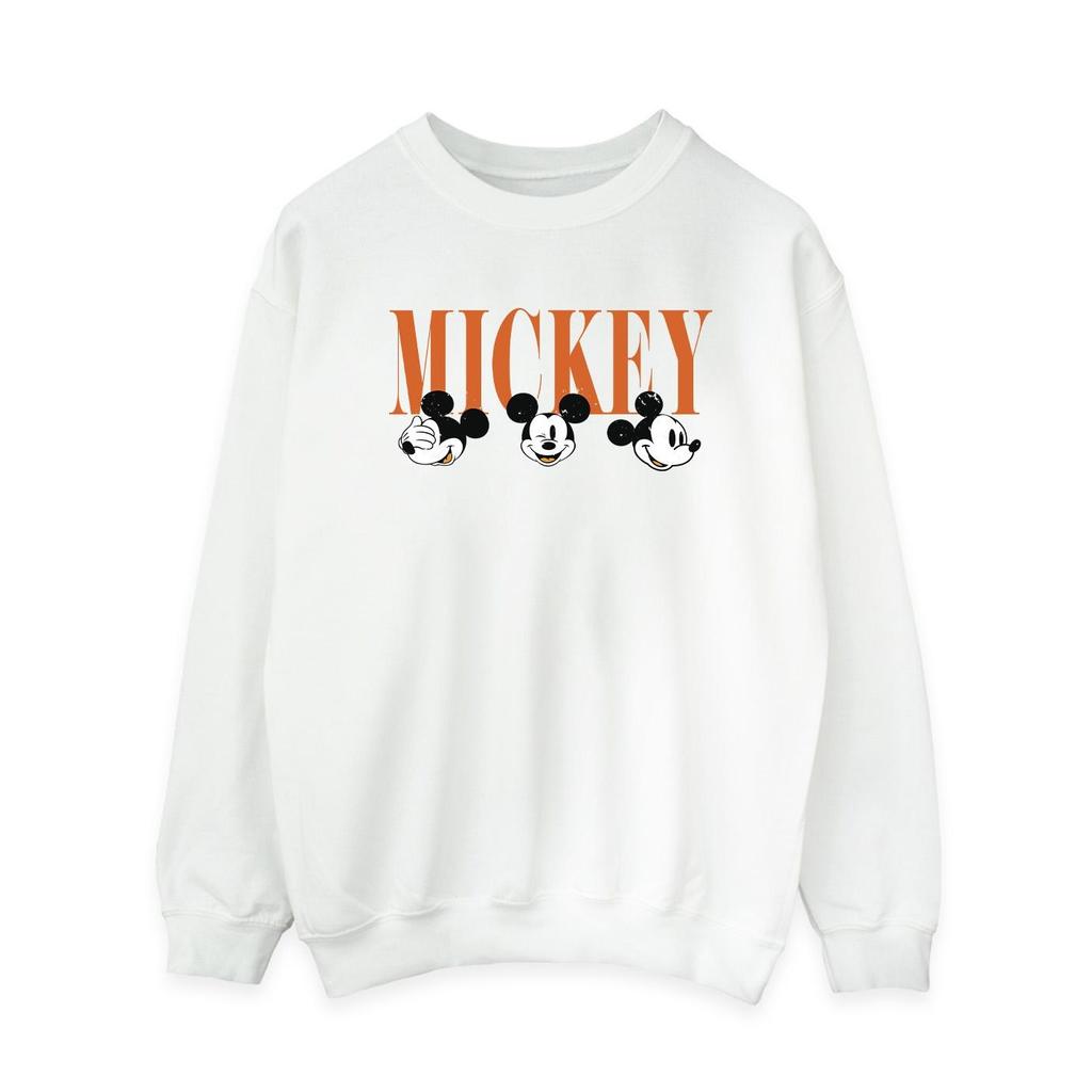 Disney Womens/Ladies Mickey Mouse Faces Sweatshirt