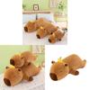 Adorable Water Capybara Plush Pillow Perfect For Cozy Bedtime Snuggles And Decor