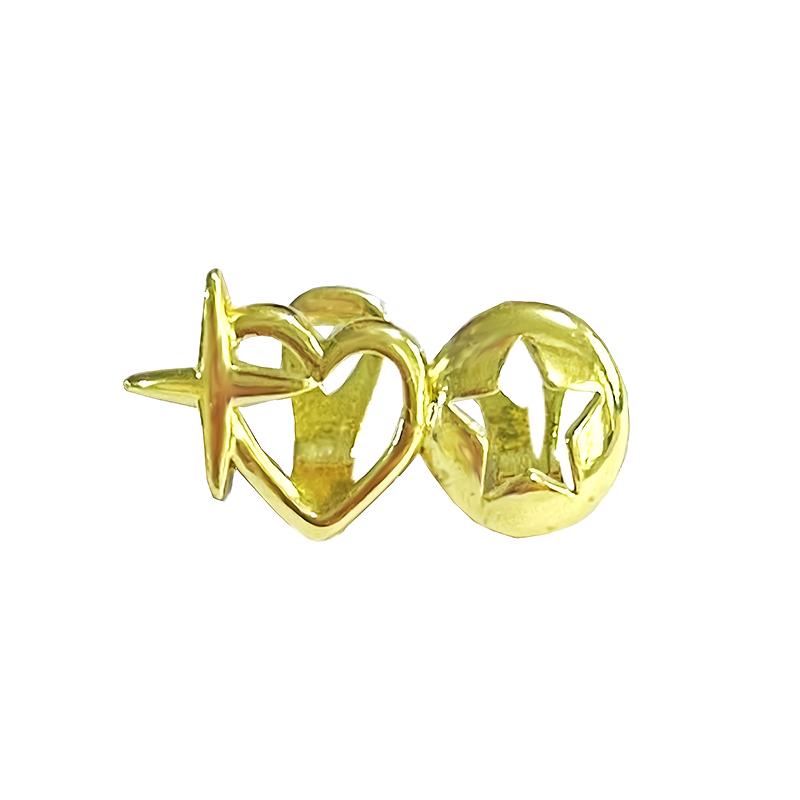 Панк Хип-Хоп Полые Сердце Звезда Зубные Капы для Женщин Мужчин Винтажные Зубные Гриллзы Ювелирные Аксессуары