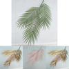 Трехветвистые искусственные пластиковые листья папоротника для оформления мероприятий, фотореквизит, домашний декор 75