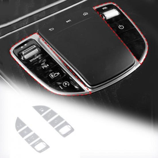 Наклейка-отделка на кнопку переключения передач для Benz C E Class W205 W213 X253 2015-21