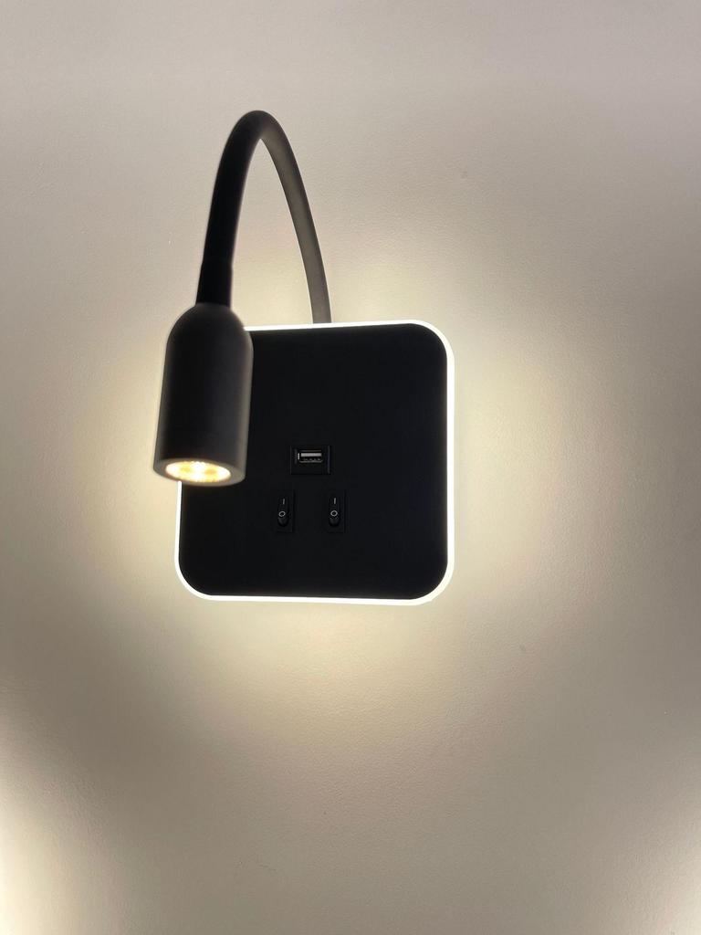 Светодиодная USB настенная лампа для чтения - Прикроватная и для кабинета
