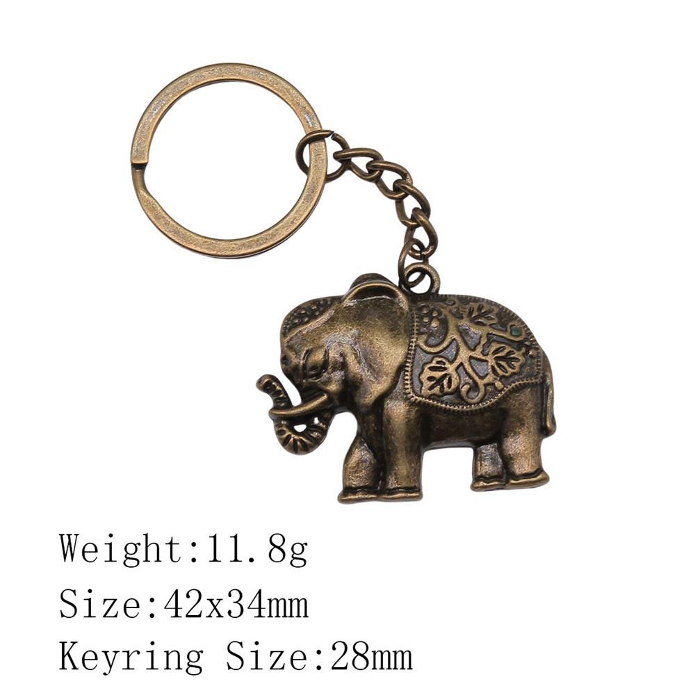Wedding Anniversary Men Keychain Elephant Key Ring Women's Clothing Chains For Boys