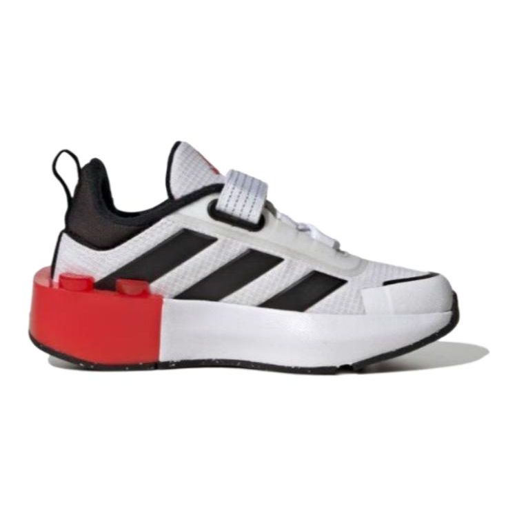 LEGO x adidas Tech Runner Кроссовки для маленьких детей Белый Черный Красный Детские кроссовки Облачно-белый Основной черный ID9530