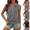 Женские майки без рукавов на молнии Модная одежда Женские майки Повседневные летние топы для женщин Топы для тренировок для женщин
