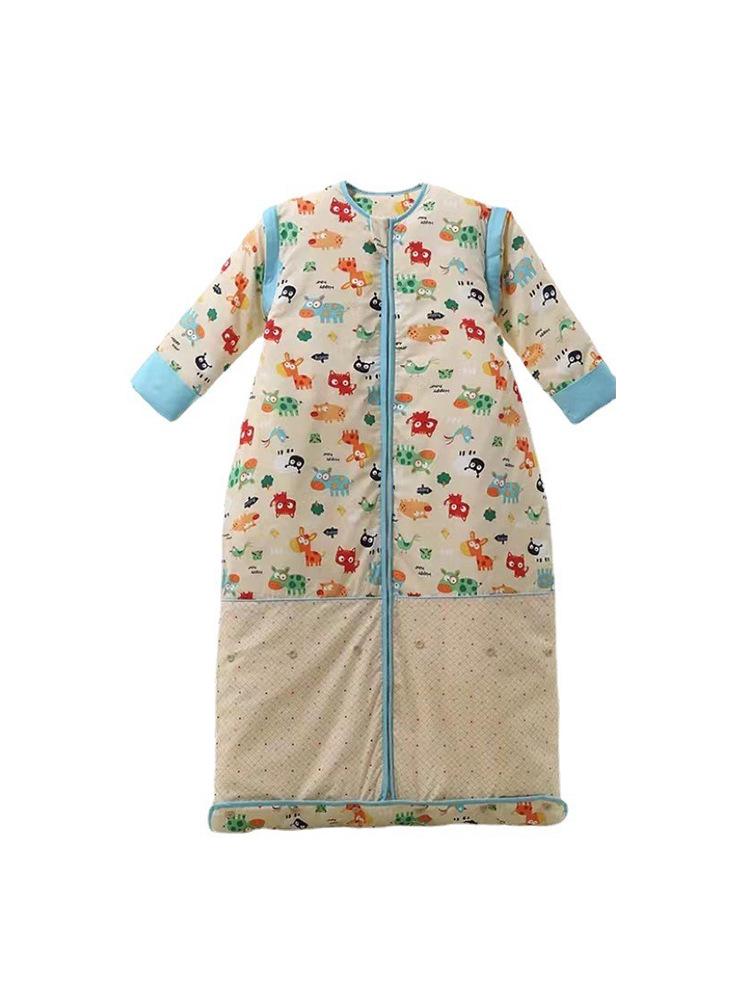 Оформление: Детский спальный мешок из чистого хлопка – Всесезонный, Толстый, Одеяло против пинков для детей среднего и большого возраста с бесплатной доставкой!