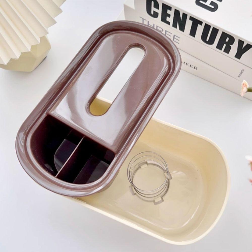 Rectangular Tissue Holder Plastic Paper Box Creative Tissue Storage Box Living Room