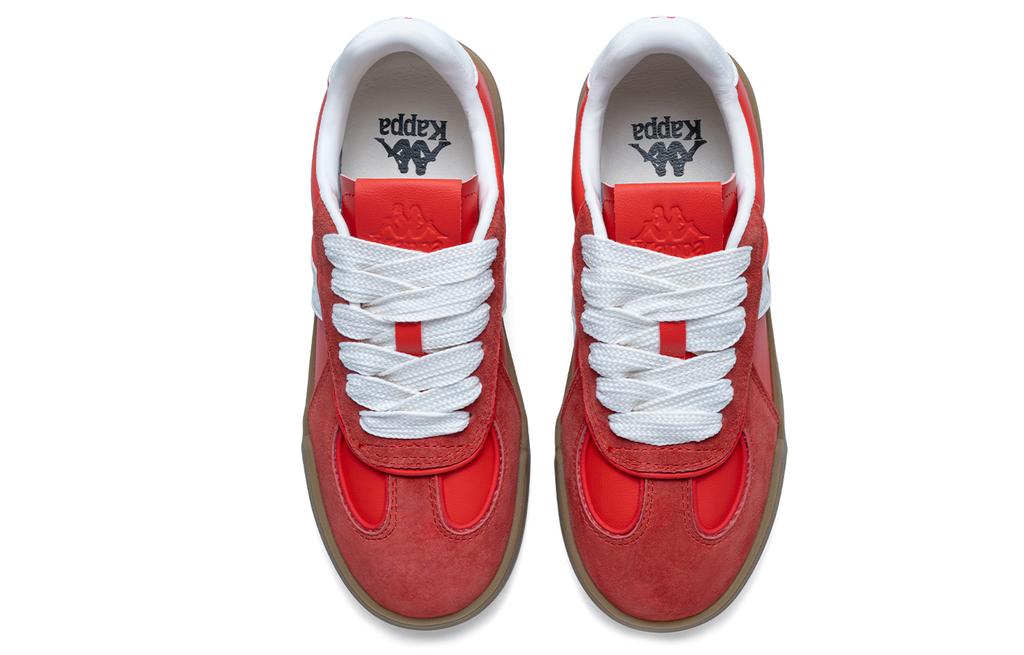 Sneakers Kappa Back to Back Slip Resistant Abrasion Resistant Low top Skateboard Shoes Women's Red
