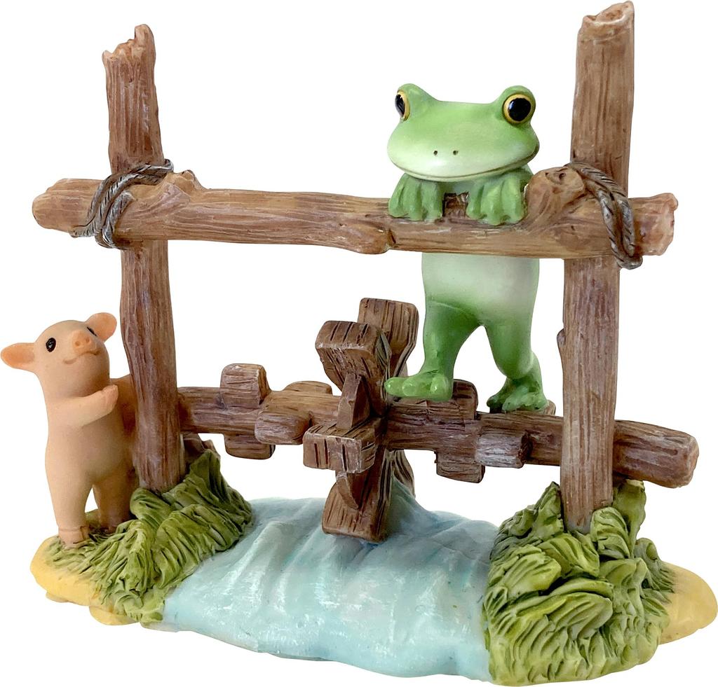 DAIKAI Kopo Frog Stepping On a Water Wheel