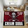 Japan Bosozoku Cream Soda Rockybilly Rug,living Room Carpet,computer Chair Floor Mat,Entrance Mat, Entryway Rug