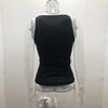 Solid Color Inner Cloth Women Top Sleeveless Close-Fitting Round Neck Vest