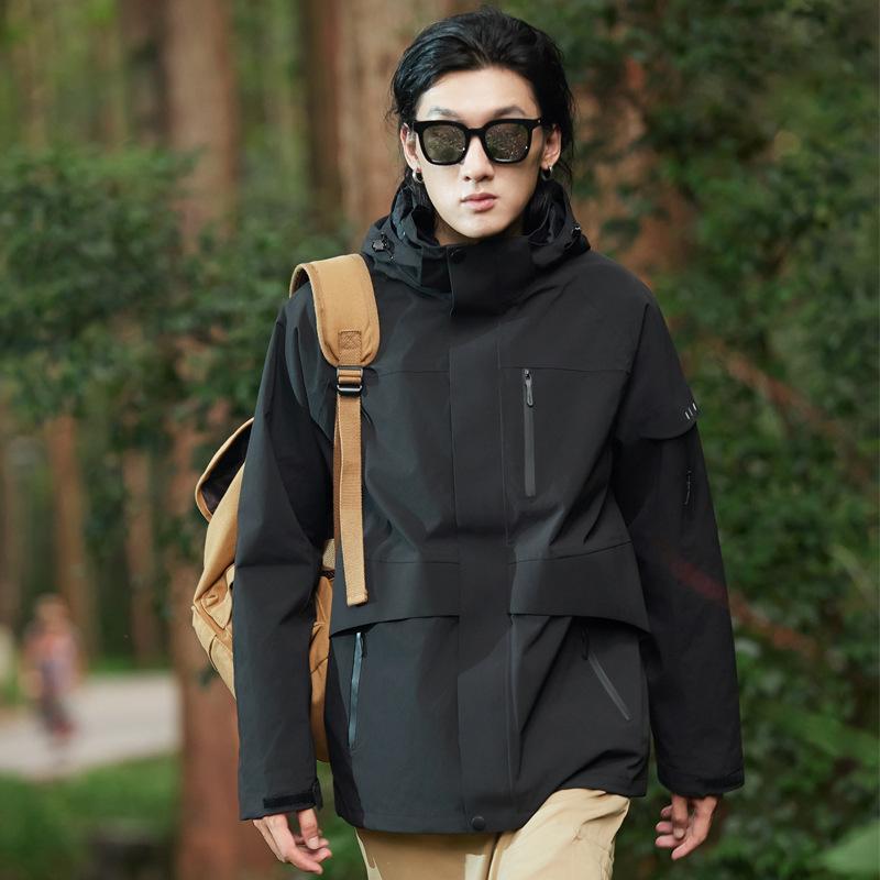 Высококачественная куртка для мужчин и женщин, противовирусная водонепроницаемая одежда для альпинизма, теплая и дышащая горнолыжная одежда «три в одном»