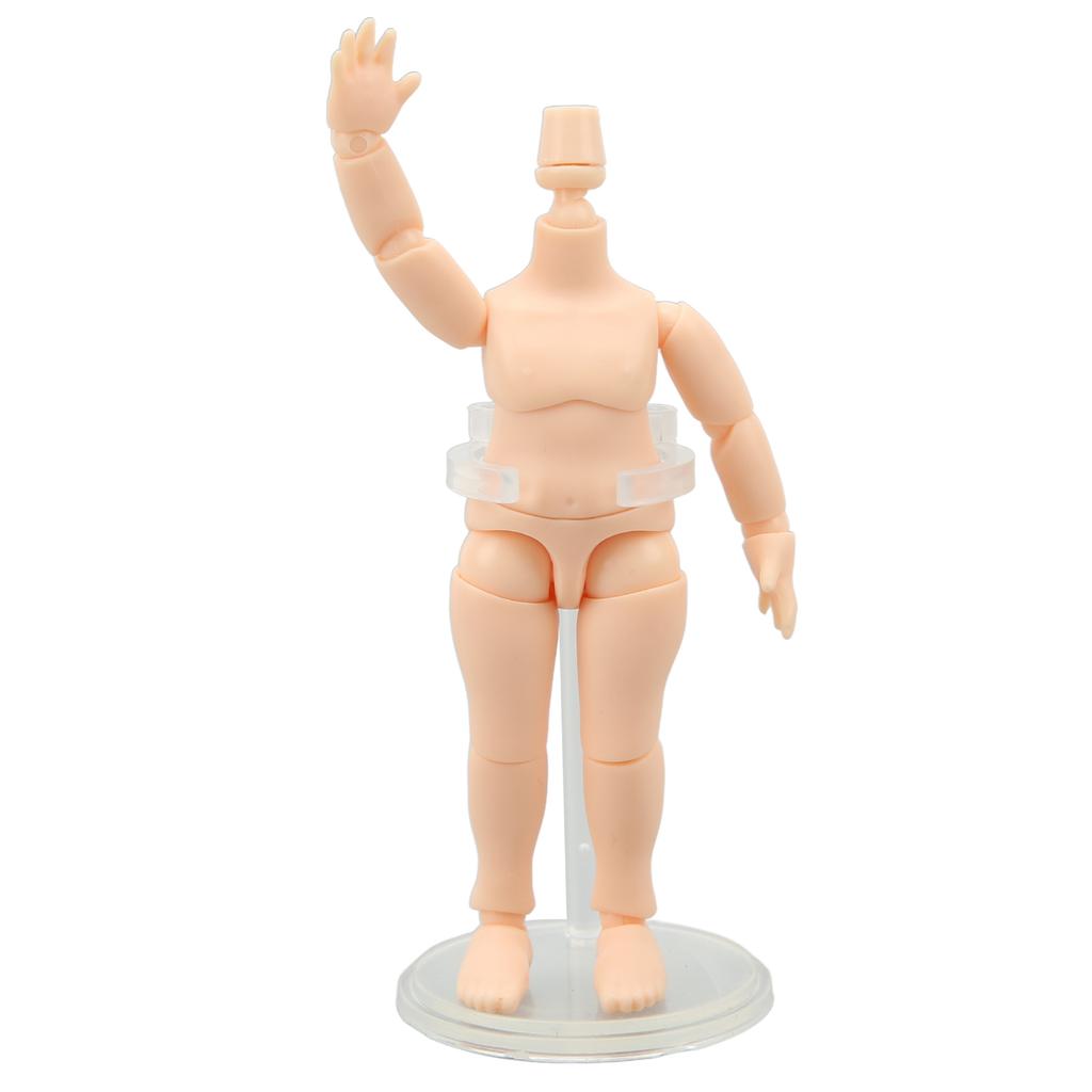 Doll Body 4.1 Inch High Flexible Joints Semi Finished Durable Plastic Cement Ball Joint Doll Body