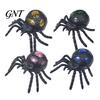 Stretchy Spider Toys 1/4Pcs Halloween Glitter Squeeze Toy, Stress Relief Realistic Scary Prank Toy Party Fake Decoration Anxiety Gadget