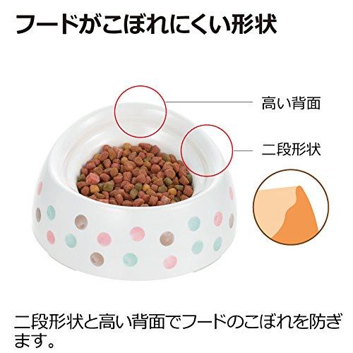 Richell Dog Dish S Size Deep Pink Easy-to-eat
