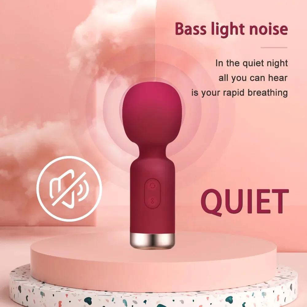 Powerful Mini Vibrator Dildos for Woman Wand for G-Spot Vibrator Women Clit Stimulator for Women Vagina Massager Adult Sex Toys