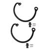 31BC Cap Retaining Cord Set Black 2 Piece Repair Parts for Cars