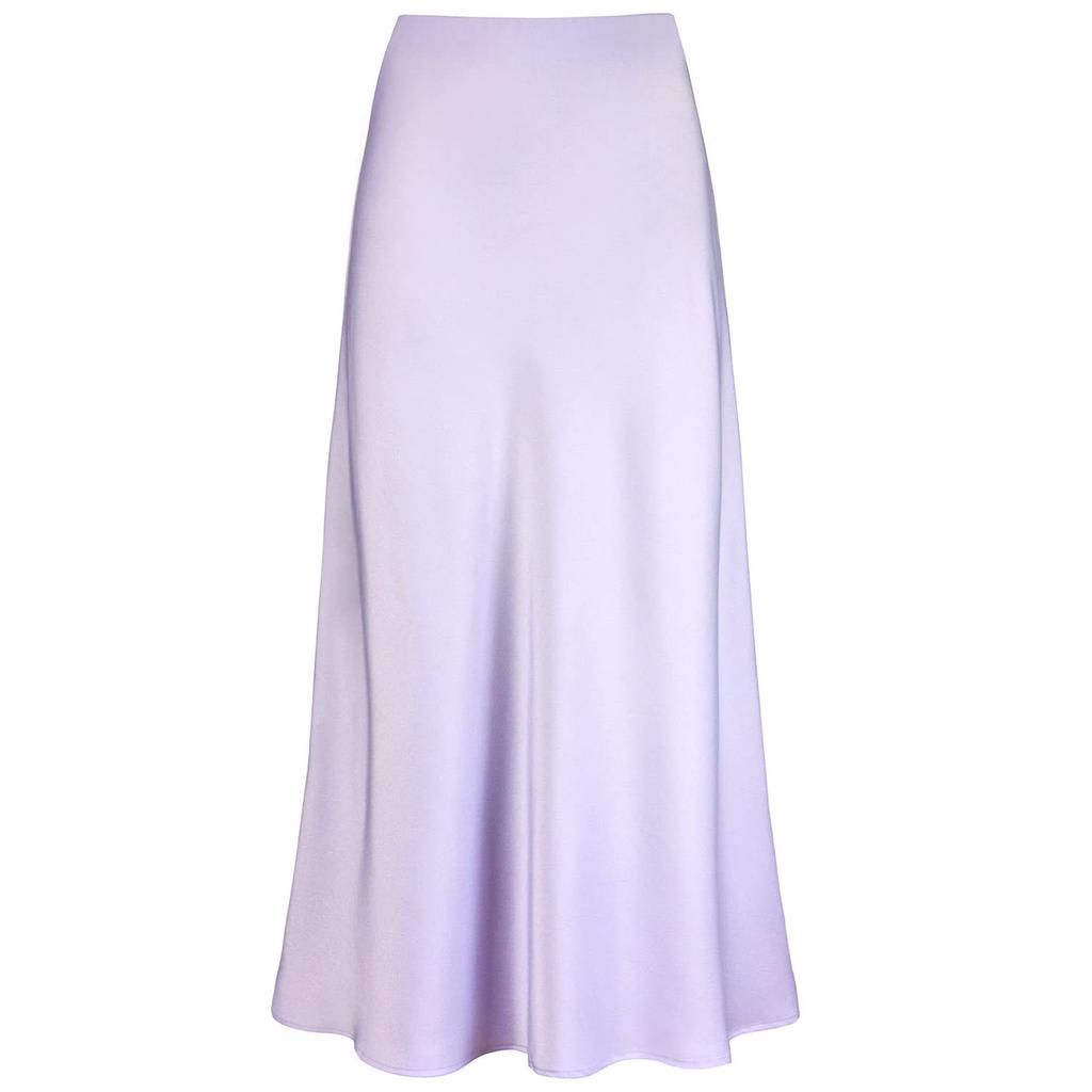 Весенне-летняя женская коктейльная юбка с высокой талией для выпускного вечера, элегантные женские темпераментные атласные плиссированные длинные юбки, шикарные макси-юбки