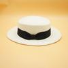 Осень и Зима Прилив Мужчины и Женщины Корейская Внешняя Торговля Белая Шерсть Шерстяная Плоская Верхушка Цилиндр Маленькие Поля Широкие Поля Британская Универсальная Фетровая Шляпа