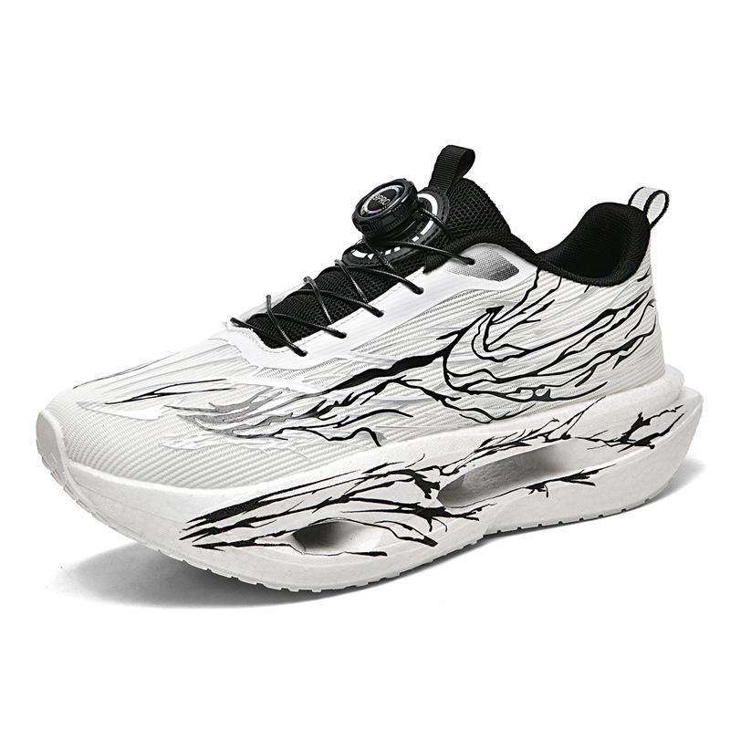 2025 Racing 9Pro Двойная сетка Карбоновая пластина Беговые кроссовки для детей и подростков среднего/большого возраста - Осенне-зимние Амортизирующие спортивные кроссовки для мальчиков.