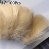 100pcs 6-12 Cm Natural Colourful Goose Feather Plume for Wedding Party Clothing Decoration DIY Craft Feathers