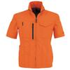 COCOS Nobuoka AE-9050 BOTTLE TECH® Eco Stretch Short Sleeve Blouson, Orange, Size L
