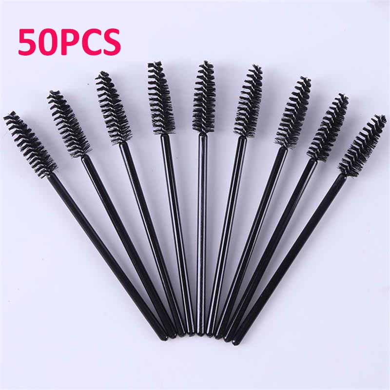 50 шт. одноразовая спиральная щеточка для ресниц, щеточка для бровей, расческа для наращивания ресниц, инструмент для макияжа, дорожный бизнес, портативный