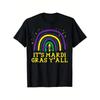 Футболка Boho Rainbow Mardi Gras для мужчин и женщин, 100% хлопок, праздничная графическая футболка в подарок