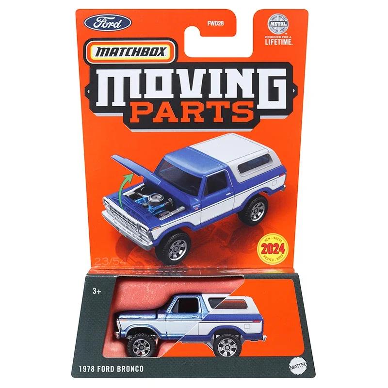 XYCT7 Оригинальные игрушки Mattel Matchbox Машинка Движущиеся части 1/64 Amc Javelin Ford Bronco Alfa Romeo Stelvio Модель автомобиля Подарок для коллекционеров