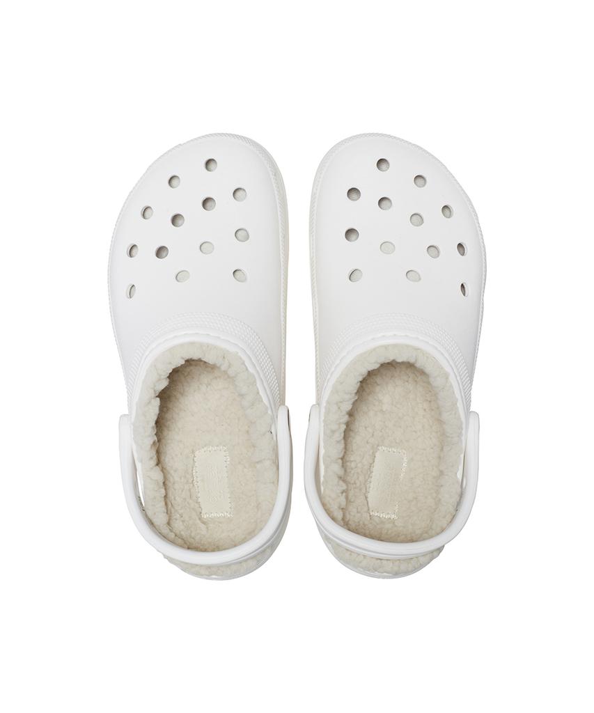 Женские кроксы Classic Platform Lined - Белый / 207938-100