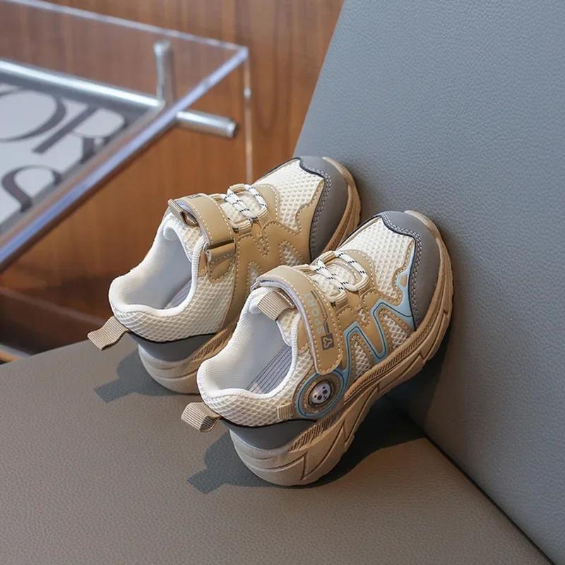 New Fashion Girls' Shoes Comfort Brand Child Sneaker Mesh Run Non Slip Boys' Shoes Versatile Trendy Sneakers Girl Tenis De Mujer