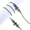 Glasses Chain New Black Hollow Bat Pendant Glasses Chain Anti-slip and Fashionable Anti-loss Jewelry Glasses Chains