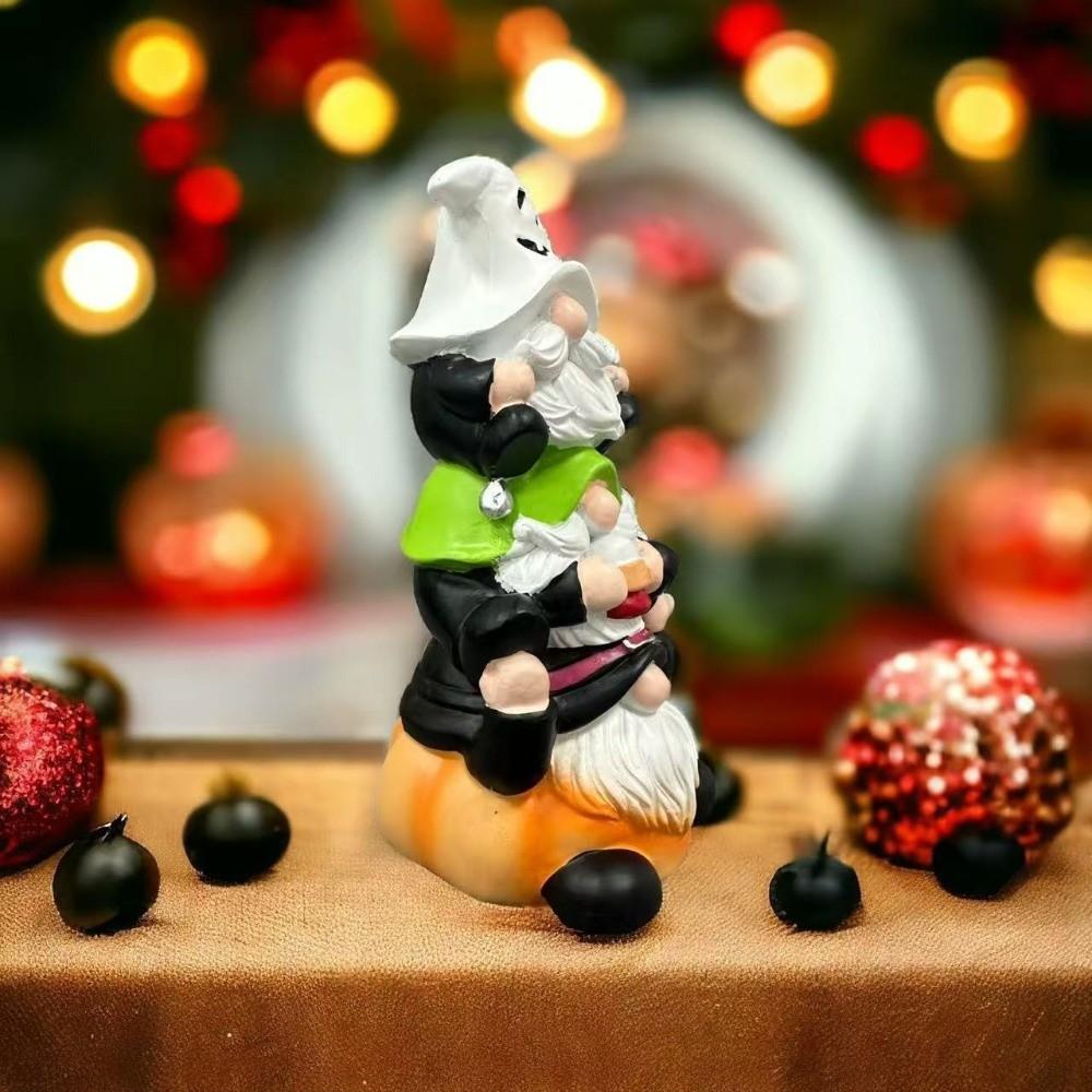 Handmade Dwarf Statue Unique Garden Ornaments Durable Halloween Statue  Halloween