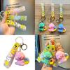 Adorable Silicone Cartoon Dinosaur Keychain For Car Keys And Accessories