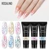 15ml Shiny Poly Nail Gel 6 Colors Quick Builder Extension UV Lamp
