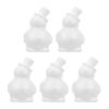 5Pcs Foam Snowman, DIY Crafting Home Decor Funny Models Christmas Crafts Balls for Festival