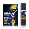Gillette ProShield Power Бритва сменная пена-гель для бритья 195г для чувствительной кожи (3 лезвия) + (набор) Кожа, Мужская