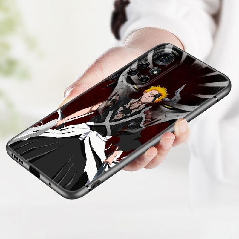 Чехол для телефона с аниме BLEACHS для Huawei Honor 60 50 SE 30S Mate 30 20 10 Lite 40 Nova 9 8 Pro Y60 8i 7i 7SE 5T, черный чехол премиум-класса