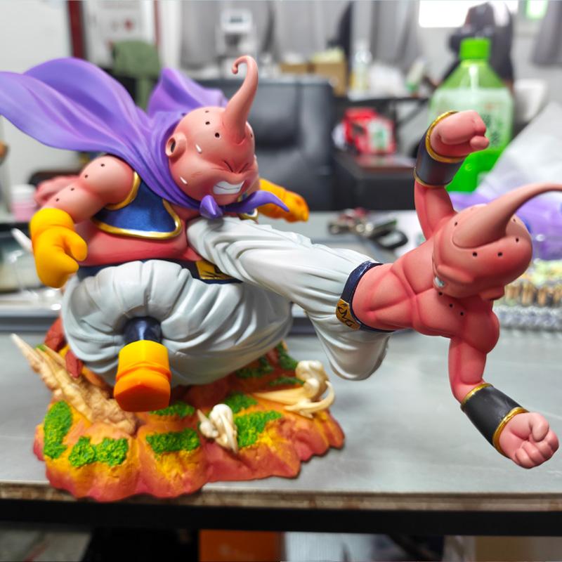18 см Аниме Dragon Ball Маджин Буу ПВХ Фигурки Действия Толстый Буу Против Маленького Буу GK Модель Настольное Украшение Статуэтка Подарки Коллекционная
