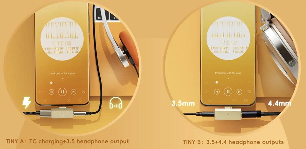 Fiio X Snowsky Tiny B - Silver - Wzmacniacz Słuchawkowy Z Dac (3.5Mm +4.4Mm Port)