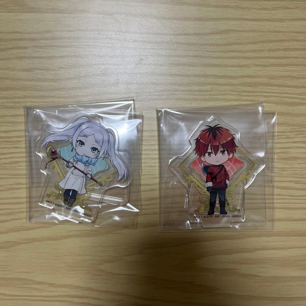 Души ушедших Фрирен Ichiban Kuji Приз F Kyun Character Акриловая подставка Набор из 2 штук