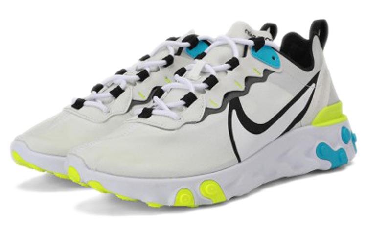 Nike Nike React Element 55 'Белый Синий Ярость Вольт'