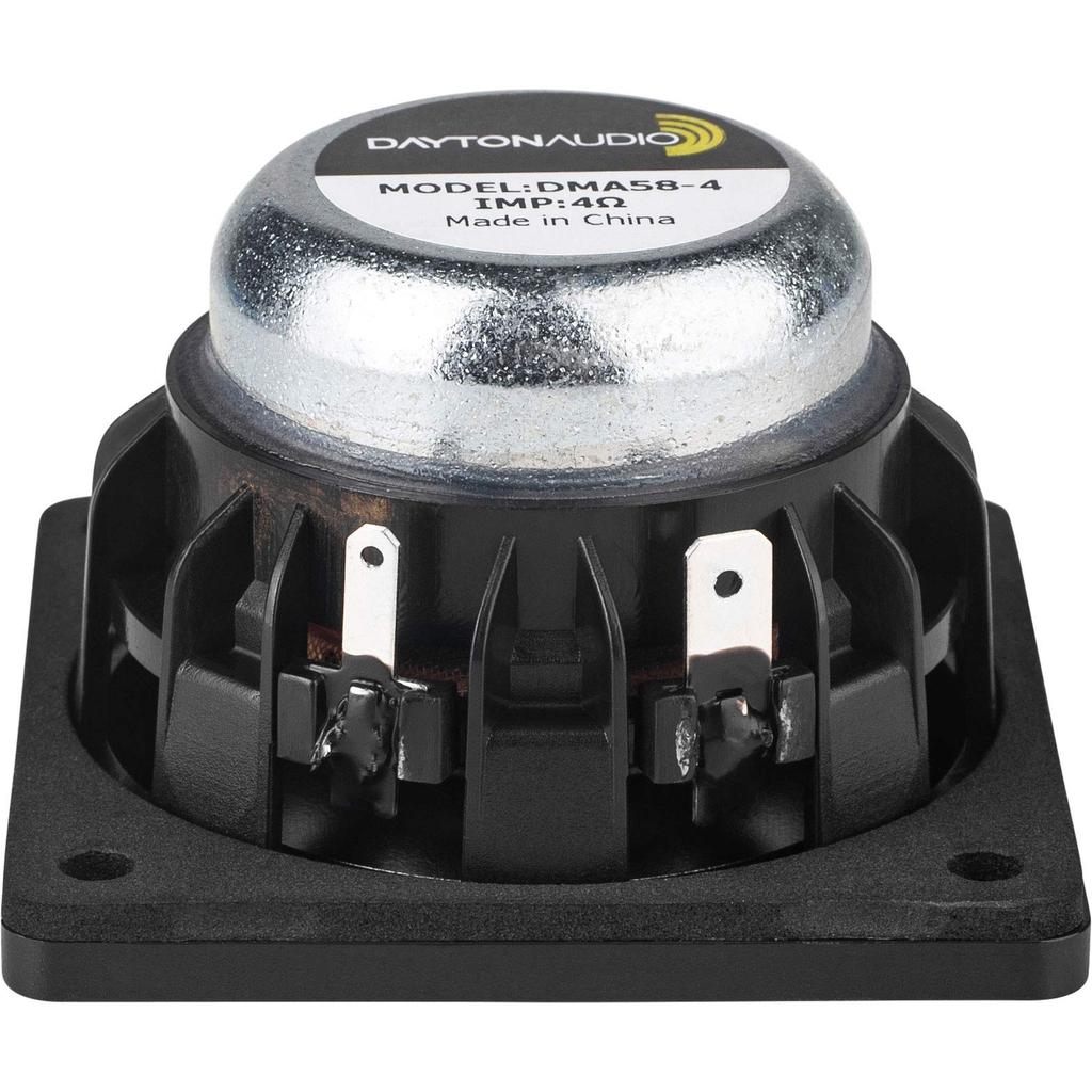 Dayton Audio DMA58-4 DMA Series 5.8cm Dual Magnet Aluminum Cone Full-Range Speaker 4 Ohm