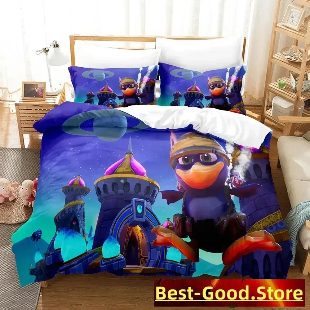Новый комплект постельного белья Spyro Renited Trilogy Single Twin Full Queen King Size Bed Set Adult Kid Bedroom Duvetcover Sets Anime Gme