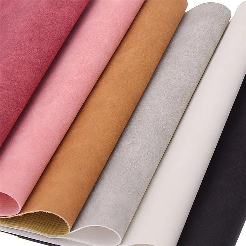 New Lychee Life 21x29cm A4 Faux Suede PU Leather Fabric For Garment Waterproof Synthetic Leather Fabric DIY Sewing Material