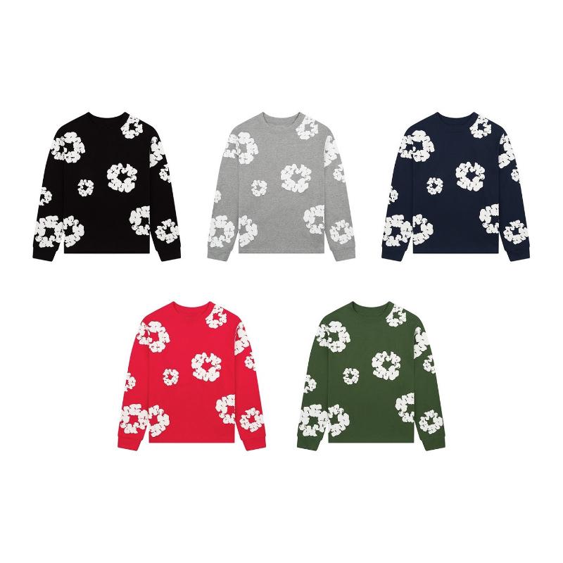 Свободная толстовка с капюшоном в европейском и американском стиле с принтом из пеноматериала и круглым вырезом в стиле хип-хоп, повседневный топ для мужчин и женщин